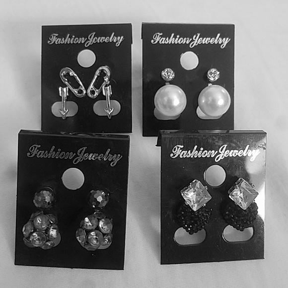 Jewelry - NWOT 8 Pairs Stud Earrings